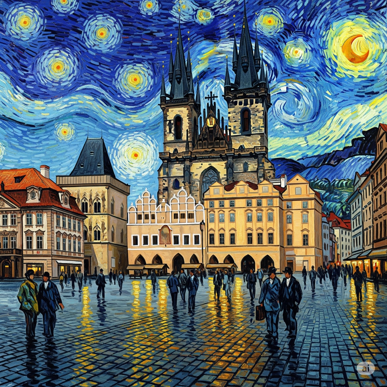 Jak by Vincent van Gogh namaloval srdce Prahy