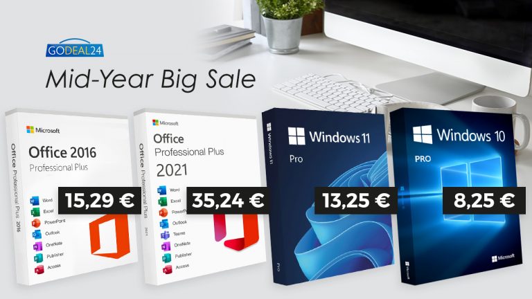 Kde sehnat Office za 15 €? GoDeal24 spouští velký pololetní výprodej softwaru