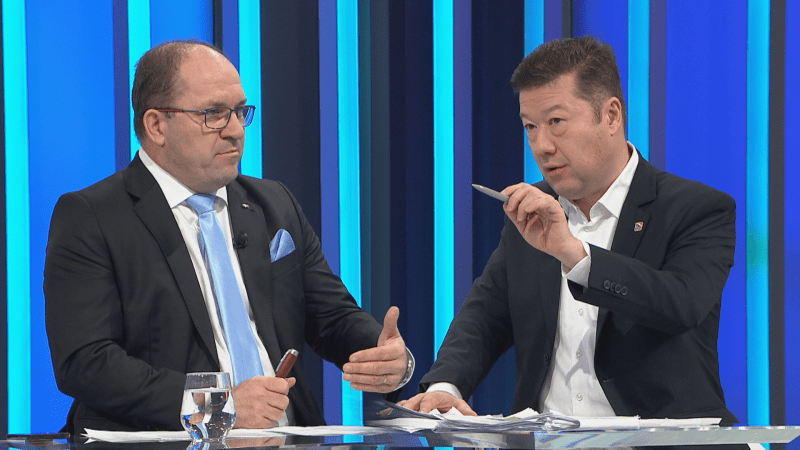 Hádka v Partii: SPD chce věšet protivníky, naznačil Výborný. Jste blázen, vzkázal Okamura
