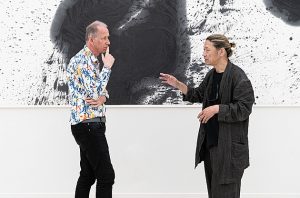 Hvězdou galerie je slavný Japonec, obraz namaluje i za deset sekund