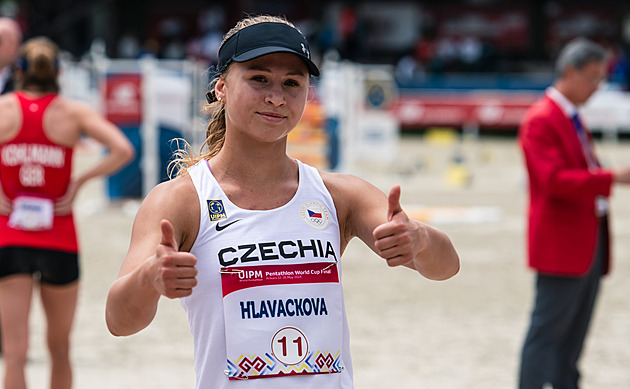 Moderní pětibojařka Hlaváčková má stříbro z juniorského mistrovství světa